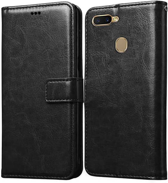 Glimring Flip Cover for Oppo A5s (AX5s), Oppo F9, Oppo F9 Pro, Opo A7, Opo A11k, Opo A12 , Realme 2 Pro, Realme U1