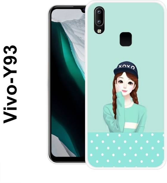 MOBIFLY Back Cover for Vivo Y93, Anime, Cute, Girl, Funky, Lovely, 157