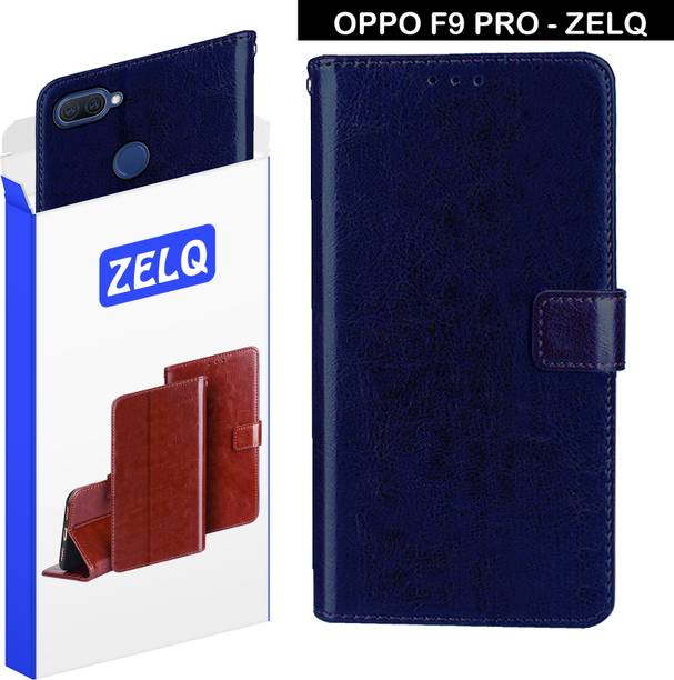 Zelq Flip Cover for OPPO F9 Pro