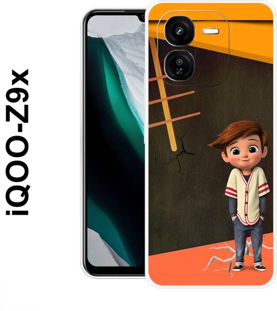 MASURA Back Cover for IQOO Z9x, Funky, Boy, Cartoon, Anime, Design, 404