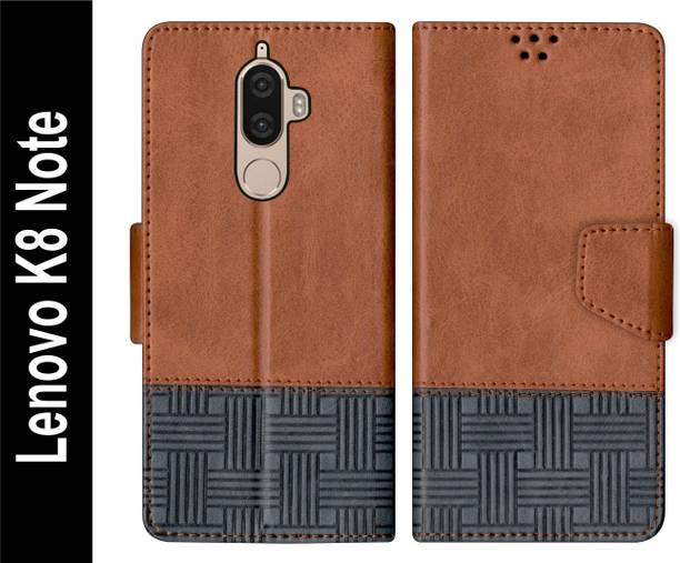 PUFFCASE Flip Cover for Lenovo K8 Note