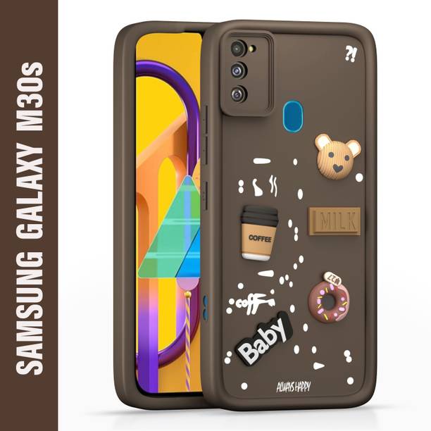 DefendX Back Cover for Samsung Galaxy M30S 3D Coffee Cup Back Cover | Lightweight Protective Phone Case