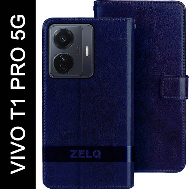 Zelq Flip Cover for vivo T1 Pro 5G