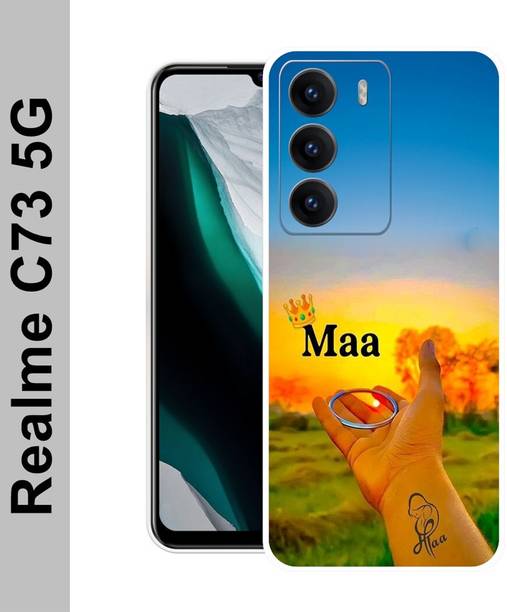 COVERBAK Back Cover for Realme C73 5G, RMX3945,MAA,LOVE MAA,MOM LOVE