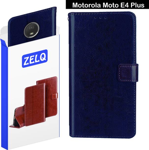 Zelq Flip Cover for Motorola Moto E4 Plus