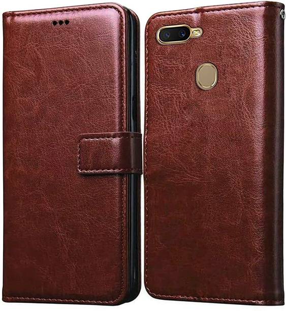 Glimring Flip Cover for Oppo A5s (AX5s), Oppo F9, Oppo F9 Pro, Opo A7, Opo A11k, Opo A12 , Realme 2 Pro, Realme U1
