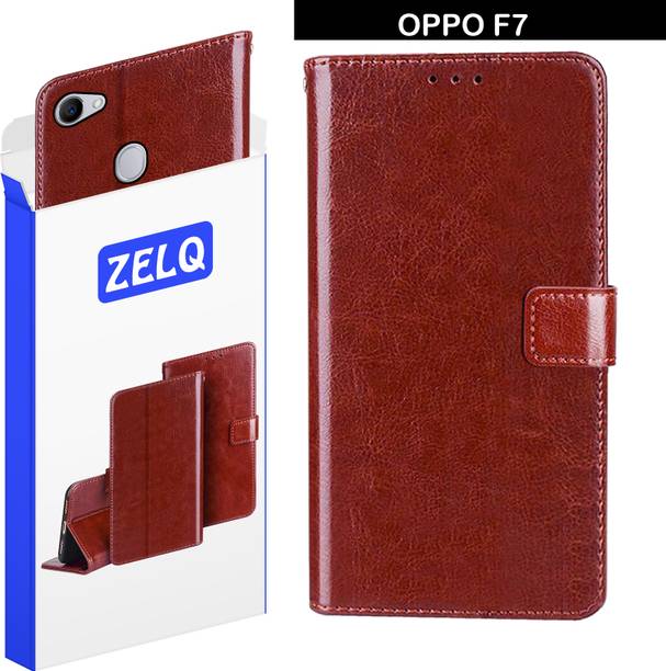 Zelq Flip Cover for OPPO F7