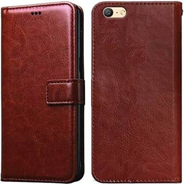 Dhaini Entreprises Flip Cover for VIVO Y53, Shockproof Wallet Style Magnetic cover, Inside Pockets & Inbuilt Stand