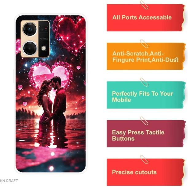 KnCraft Back Cover for Oppo F21 Pro 4G ( Camera Bump Protection, Shock Proof Cover)