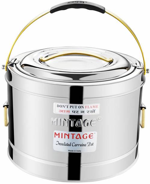 Mintage Stainless Steel Hot Pot 20 Liters | Serving Pot for Better Serve Thermoware Casserole