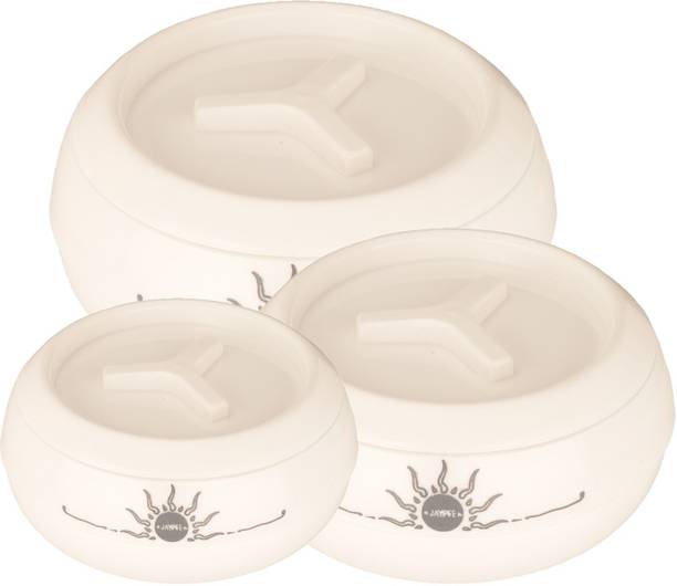 JAYPEE Teen Bhoj Pack of 3 Thermoware Casserole Set