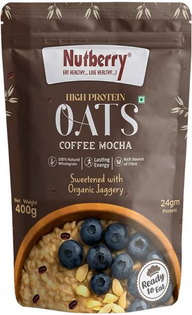 Nutberry by Nutberry HighProteinOatsCoffeMocha mouch (400 g) Pouch