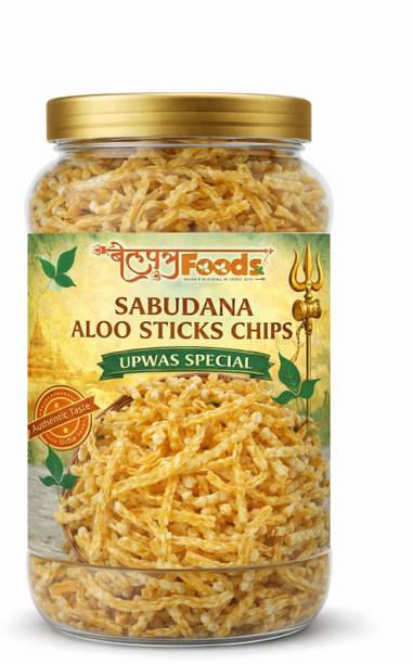 BELPATRA FOODS Tasty KurKure Sabudana Aloo Chakli – Ready-to-Fry! Potato Chakli Chips