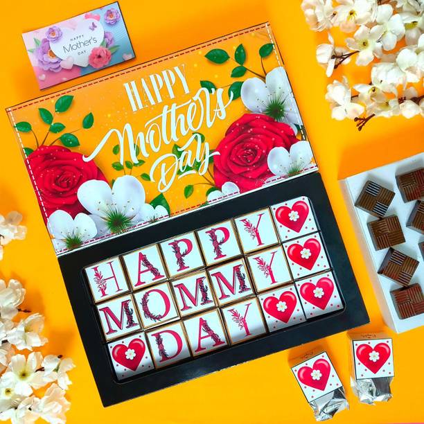 Expelite Mother's day Roses ,Chocolate Gift Box Online 18 pc Bars, Truffles