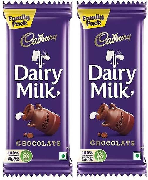 Cadbury Dairy Milk Chocolate Bar Family Pack, Bars
