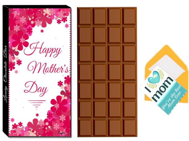 Expelite Mothers day Best Chocolate Box Gift from Daughter 100 grams Bars