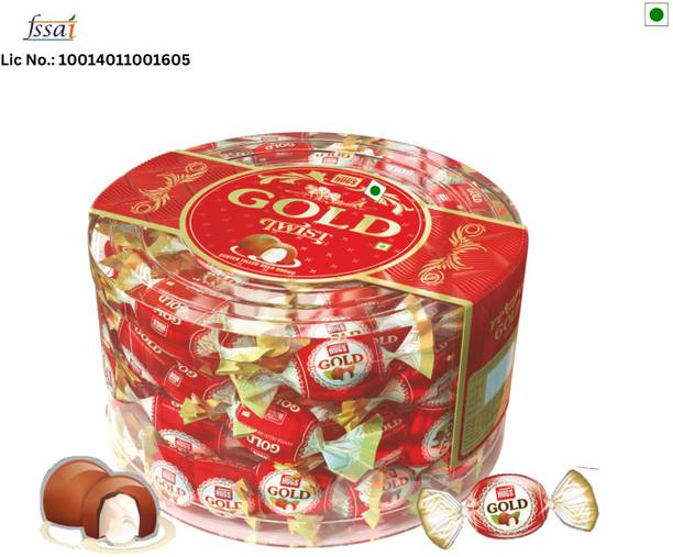 HUGS Gold Twist Center-filled Milk Chocolate Truffles | Perfect Gifting Chocolate Truffles