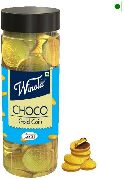 विनोला Gold Chocolate Coins Gift Pack - Golden Coin Chocolate