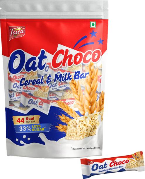 Tosca Oat Choco - Cereal & Milk Bar | Tasty Treat for Kids & Adults | Healthy Snack Bar