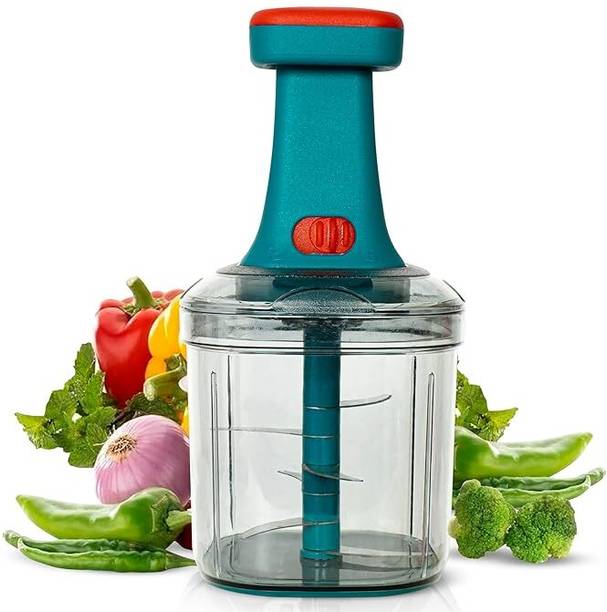 Brivora Push Chopper and Grater Vegetable & Fruit Chopper (1 CHOPPER) Vegetable & Fruit Chopper