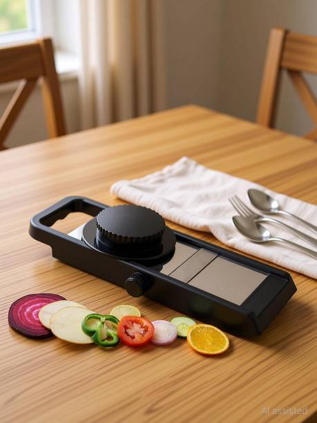 Fly Buy Potato Slicer for Chips Vegetable & Fruit Cutter Slicer, GREY Potato Slicer Potato Slicer