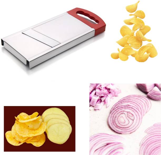 PS QUADILLION by NA Stainless Steel Potato Chips for Home Kitchen Potato Slicer