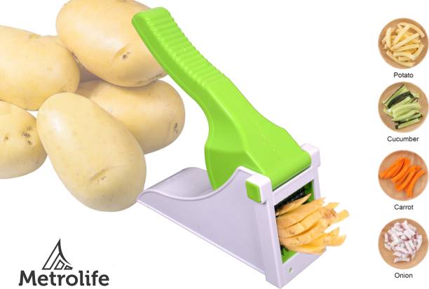 Metrolife French Fry Chipser | Potato Chipser | Vegetable Cutter Vegetable & Fruit Grater & Slicer