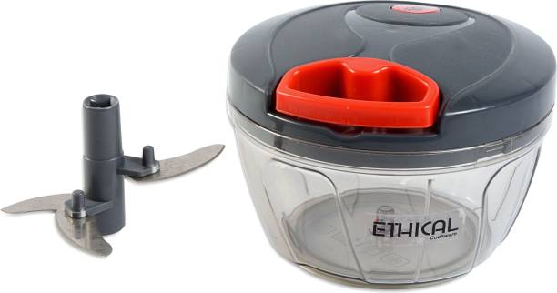 Ethical 3 Stainless Steel Blade, powerful mini handy quick 450ML Vegetable & Fruit Chopper
