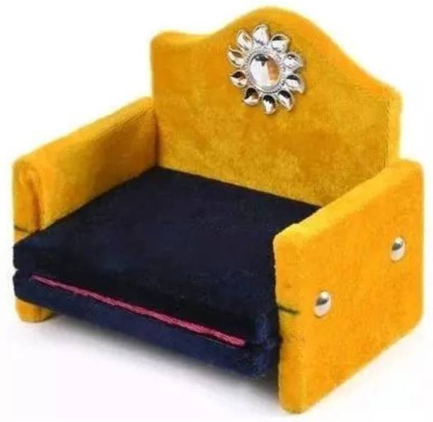 lately KANHA JI THAKUR JI SINGAHSAN SOFA/BED SUITABLE FOR 0-3 NO. Wooden All Purpose Chowki