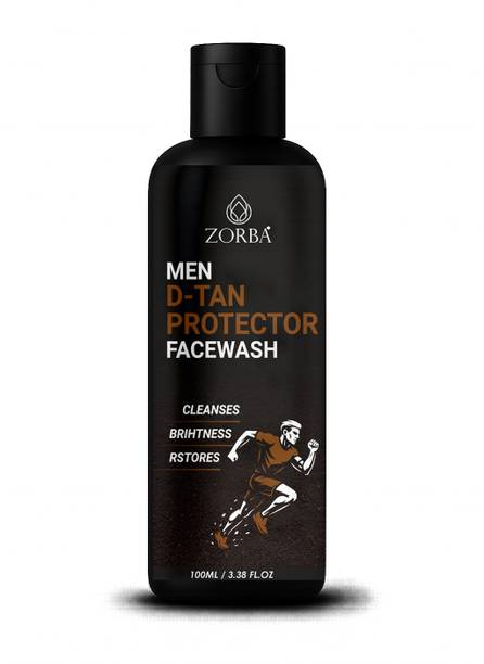 Zorba Men's D-Tan Protector Facewash Pack Of 1x100ml Face Wash