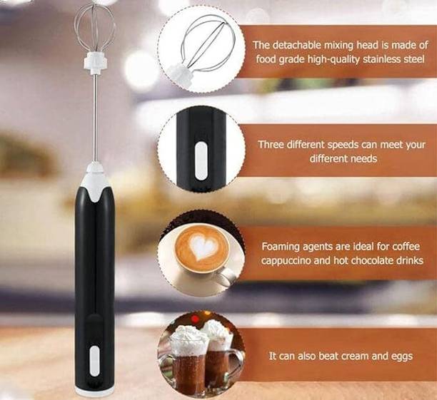 ENMORA SHE-Milk Frother Coffee Frother Electric Whisk AE10 12 Cups Coffee Maker