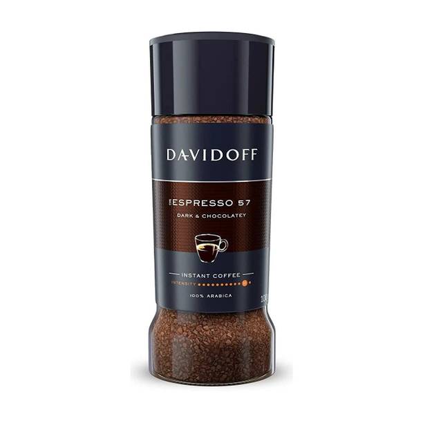 Davidoff Café Espresso 57 Intense Instant Ground Coffee Jar, 100 g Instant Coffee