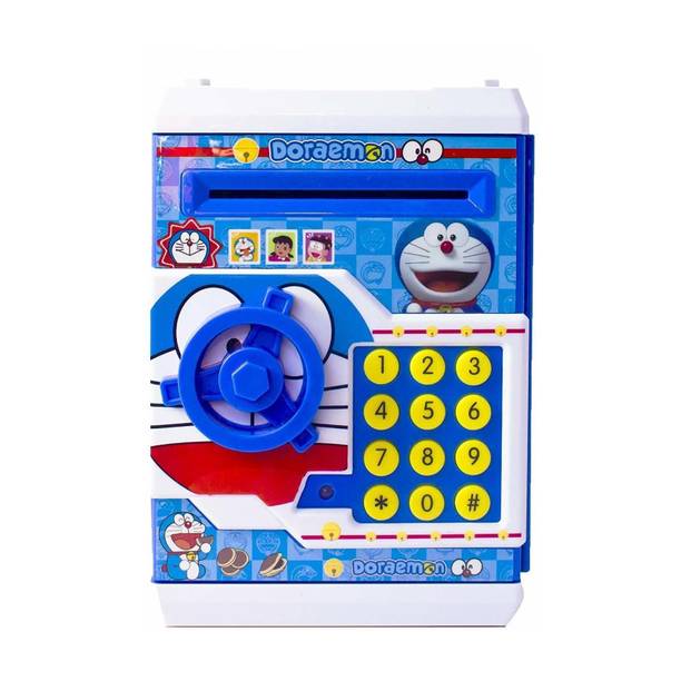 TRYOKART Mini Electric Secret Password Safe ATM Piggy Bank Money Safe Deposit Box. Coin Bank