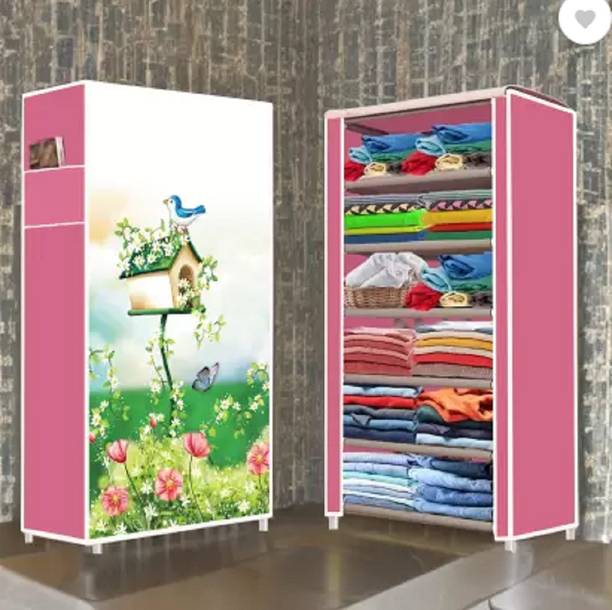 EXPOSURE 6 Layer Shoe Rack Tree House Carbon Steel Collapsible Wardrobe