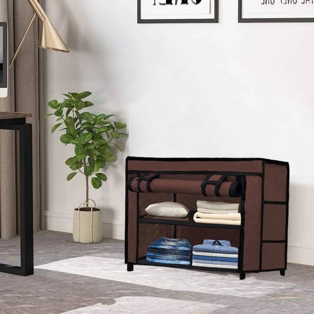 URBAN CHOICE Small Cloths Wardrobe Carbon Steel Collapsible Wardrobe