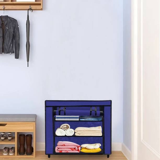 URBAN CHOICE Small Cloths Wardrobe Carbon Steel Collapsible Wardrobe