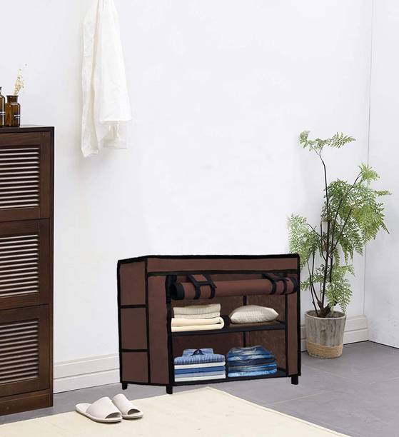 URBAN CHOICE Small Cloths Wardrobe Carbon Steel Collapsible Wardrobe