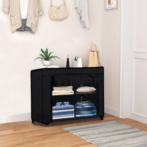 GlowSilk Small Cloths Wardrobe Carbon Steel Collapsible Wardrobe