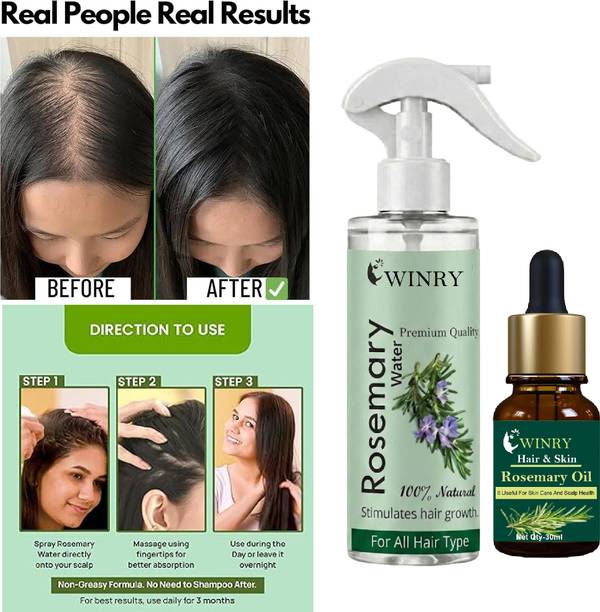 winry Hair Repair & Hair Growth Combo with Natural Rosemary Extract