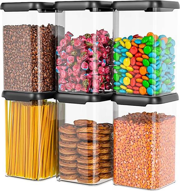 POLISTO 1100ML BLACK PACK OF 6  - 1100 ml