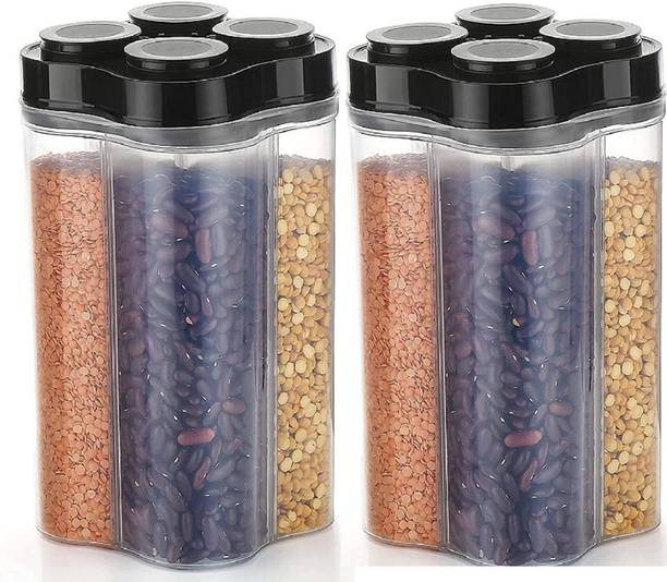 FLIPCONTIANER Plastic Cookie Jar  - 2400 ml