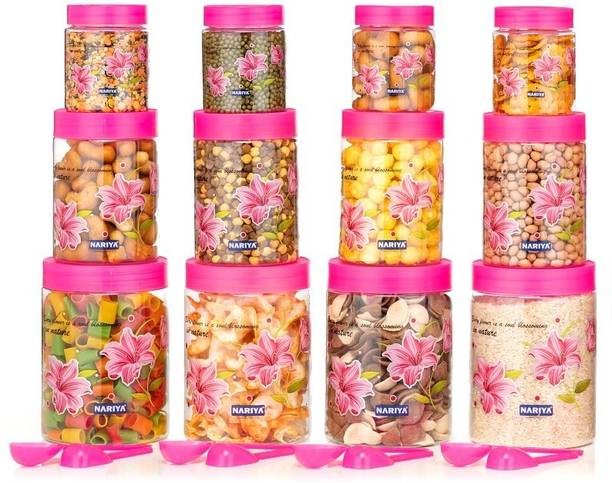 nariya Plastic Grocery Container  - 1200 ml, 650 ml, 350 ml