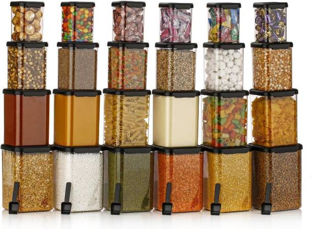 METGUNZ Plastic Grocery Container - 1400 ml, 900 ml, 650 ml, 350 ml