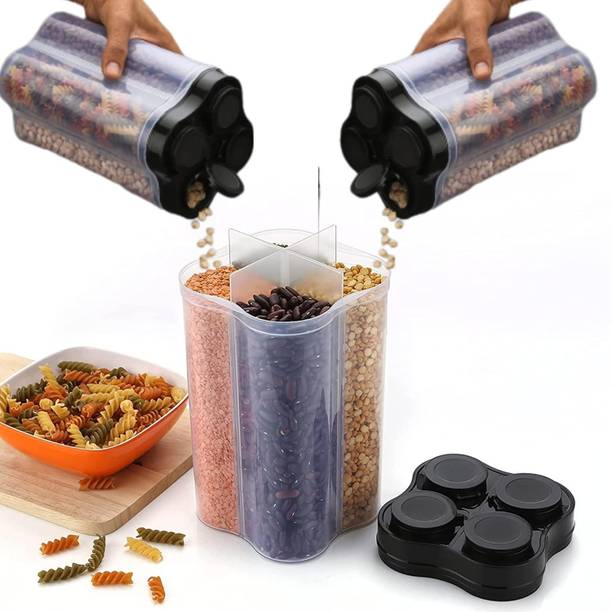 tirth hub Glass Grocery Container  - 2500 ml