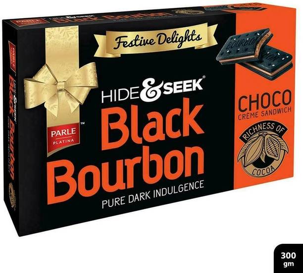 PARLE Hide & Seek Choco Black Bourbon Plain Biscuit