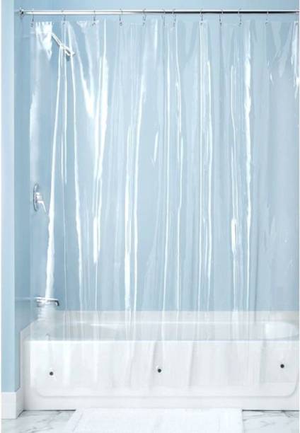 SHAVIN 220 cm (7 ft) PVC Transparent Door Curtain Single Curtain