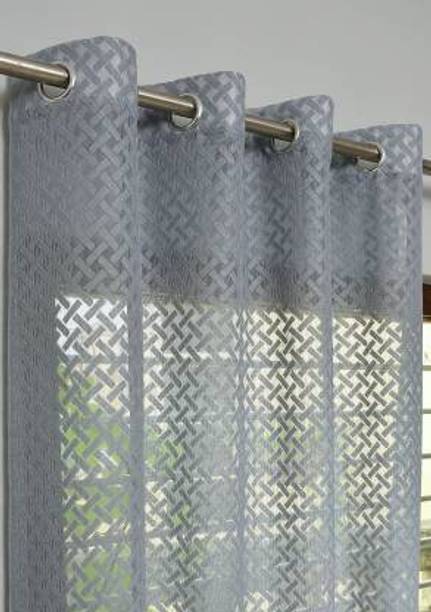 Stackers 152 cm (5 ft) जाली खिड़की पर्दा (2  का पैक)