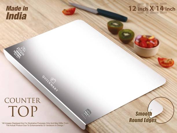 Quickmart Chopping Board Stainless steel Fruit & Vegiable cutter Stainless Steel Cutting Board