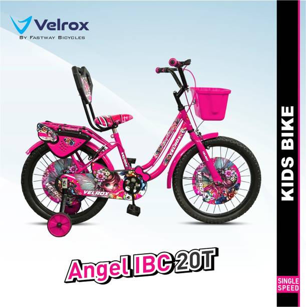 Fastway Bicycle Velrox Angel 20T | Pink | Kids Bicycles 5-8 Years | 20 T (inch) Road Cycle