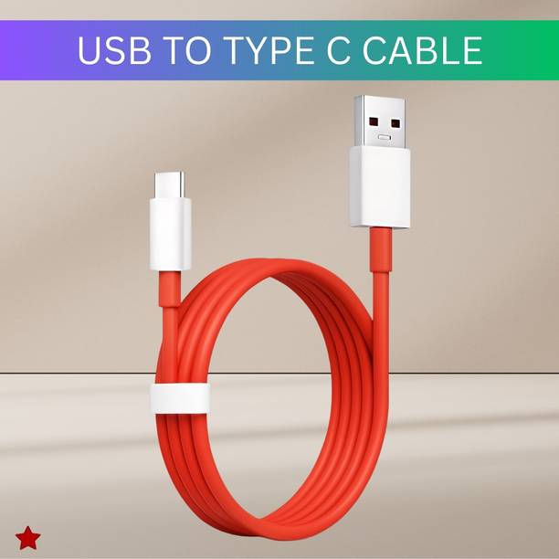 SYARA USB Type C Cable 1 m 80W Fast Charging Cable, USB-A to Type-C Cable Compatible WARP, DASH, VOOCRG370